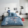Parure de lit - TODAY - JAVA - 2 personnes - 240x220 cm - Coton - Imprimé Jap...