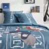 Parure de lit - TODAY - JAVA - 2 personnes - 240x220 cm - Coton - Imprimé Jap...