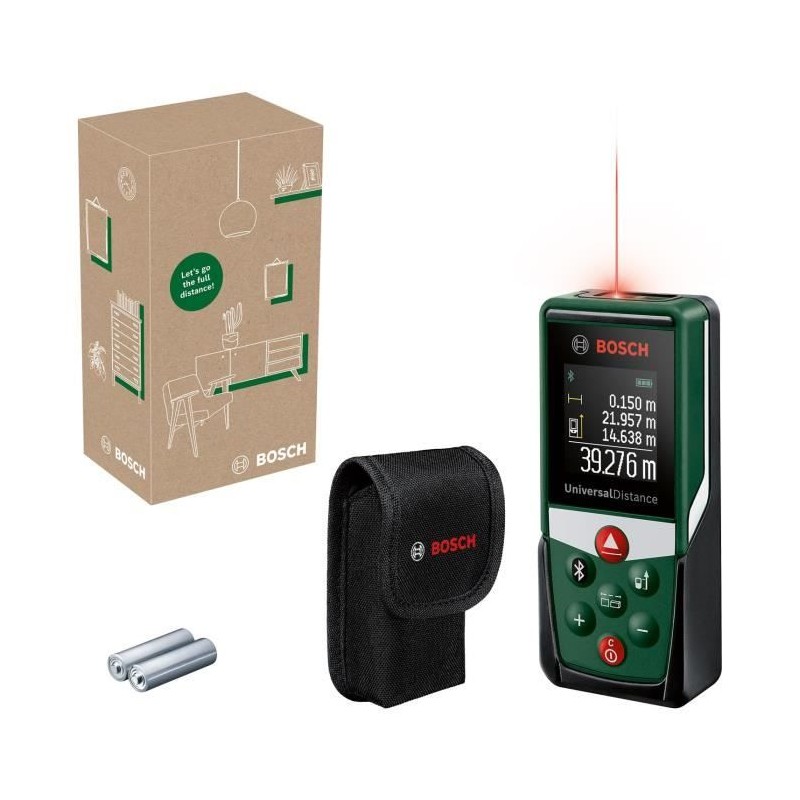 Bosch Télémetre laser UniversalDistance 40C (mesure précise de distances jusq...