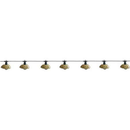 Guirlande lumineuse extérieur - LUMISKY - COTTAGE - 5.70 m - 10 globes transp...