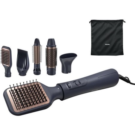 Brosse soufflante - PHILIPS - BHA530/00 - Brillance - 1000 W - 2 vitesses