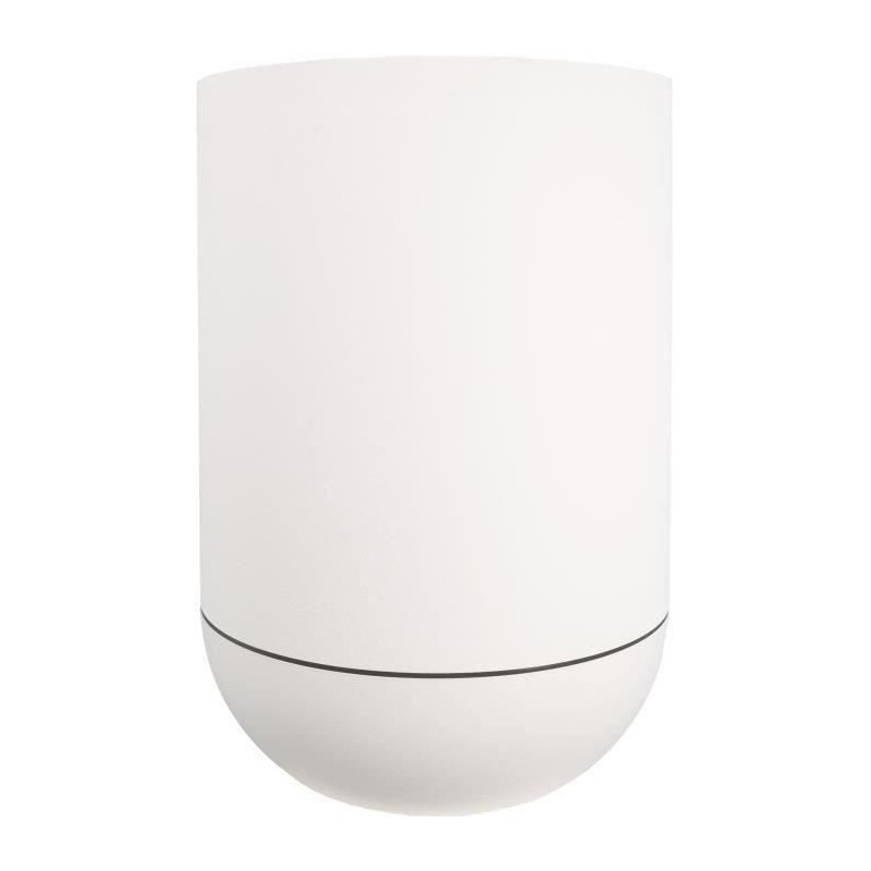 Bac a fleurs rond RIVIERA GRANIT TULIPE - Plastique - Diametre 50 cm - Blanc