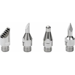 Set de 4 embouts de pyrogravure DREMEL 204 - Pour fer a souder a gaz Dremel V...