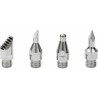 Set de 4 embouts de pyrogravure DREMEL 204 - Pour fer a souder a gaz Dremel V...