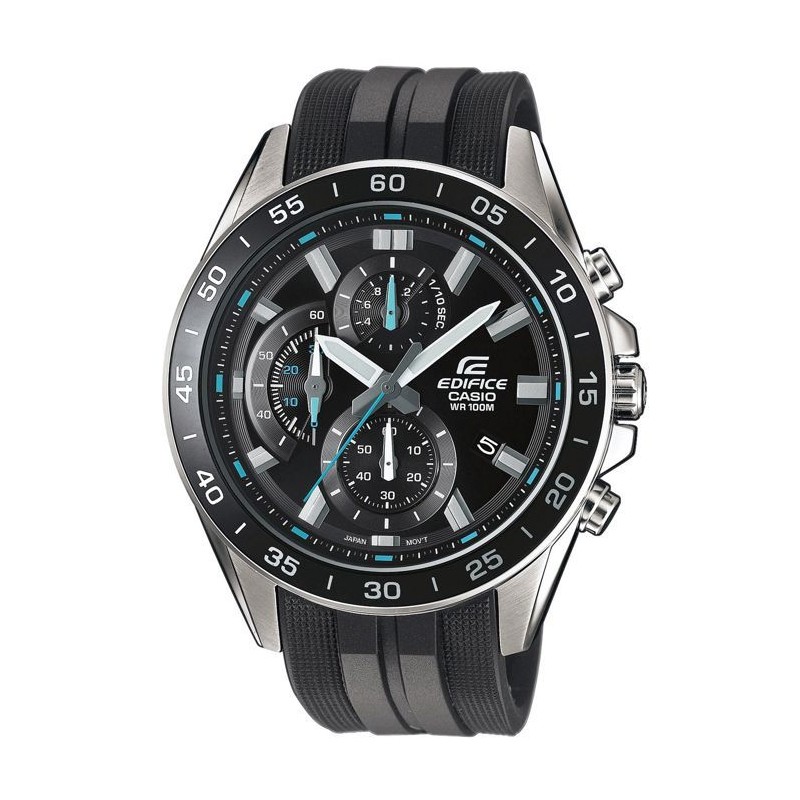 Montre en résine - EDIFICE - CASIO - Noir - Quartz - Verre minéral - Homme