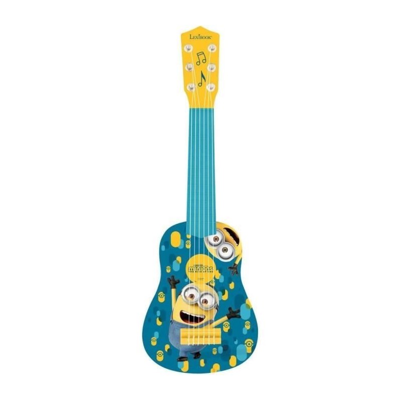 Lexibook, Les Minions, Ma premiere Guitare pour Enfant, 6 Cordes en Nylon, 53...