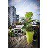 ELHO Pot de fleurs Rond Loft Urban - Ø 34 x 45,6 cm - 23 l - Gris anthracite