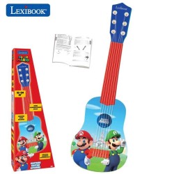 Lexibook, Super Mario, Ma premiere Guitare pour Enfant, 6 Cordes en Nylon, 53...