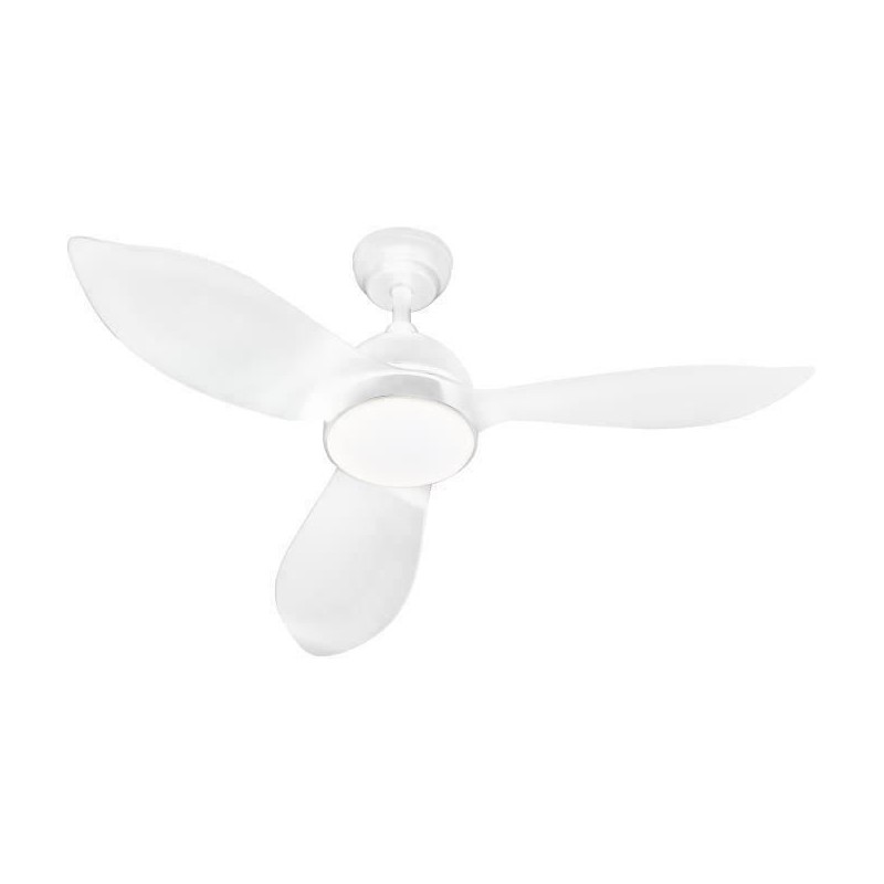 CORSICA Blanc- Ventilateur de plafond Ø116cm 70W + éclairage LED