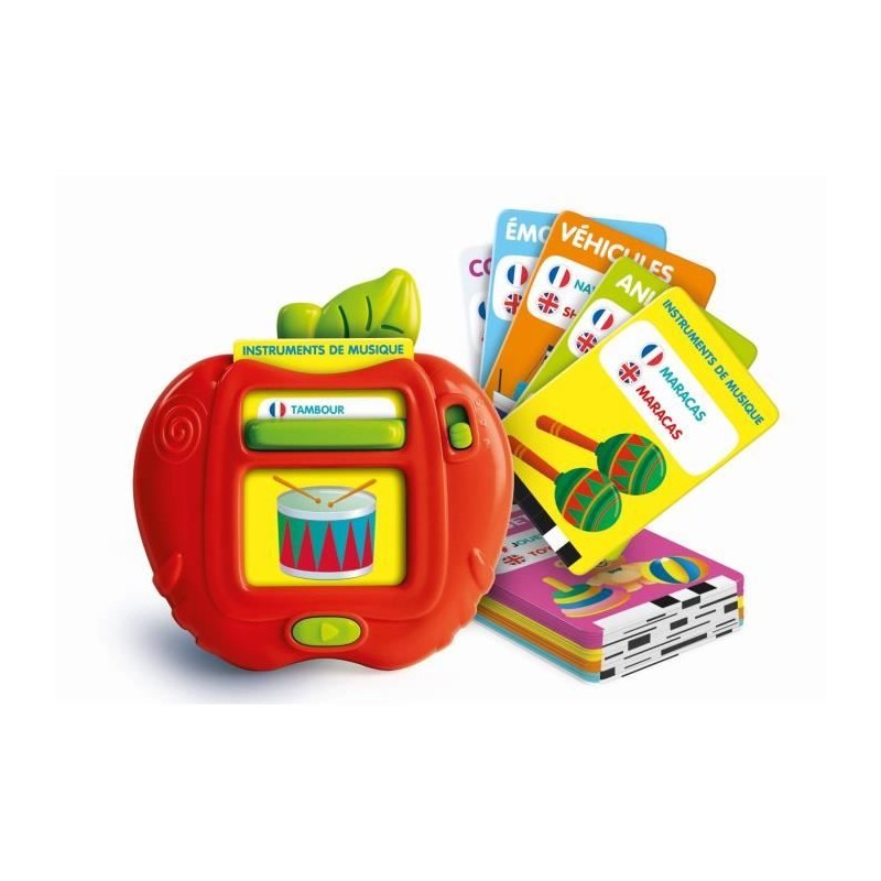 CLEMENTONI - Mes 100 premiers mots Bilingue - Jouets éducatifs - 2 modes de j...