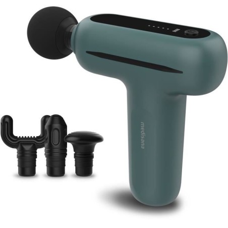 Pistolet de massage - MEDISANA MG 200 - 5 niveaux de percussion - 5 V - 50 dB...