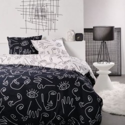 Parure de lit - TODAY - Sunshine - 121238 - 2 personnes - 260x240cm - Coton -...