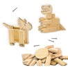 Kit de menuiserie - SES CREATIVE - Dinosaures - Avec clous et colle