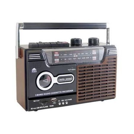 Radio-cassette enregistreur - INOVALLEY - RK10N - Haut-parleur 1 x 8 Watts - ...