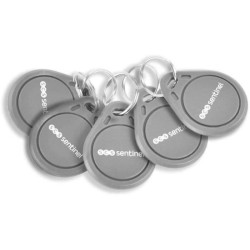 Lot de 5 badges RFID - SCS SENTINEL - CodeAccess 501 et A - Fréquence 125 kHz...