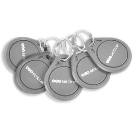 Lot de 5 badges RFID - SCS SENTINEL - CodeAccess 501 et A - Fréquence 125 kHz...