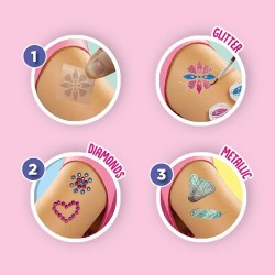 Tatouages glamour 3 en 1 - SES CREATIVE - Hobby Pink - Activité