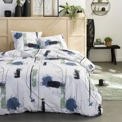 Parure de lit 2 personnes - TODAY - Sunshine 16.2 - 220 x 240 cm - 100% Coton...