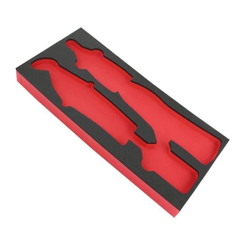Plateau mousse vide pour 4 pinces FACOM - MODM.CPE1 - PM.MODCPE1 (Module pour...