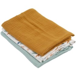 Lot de 3 langes Bambou -...