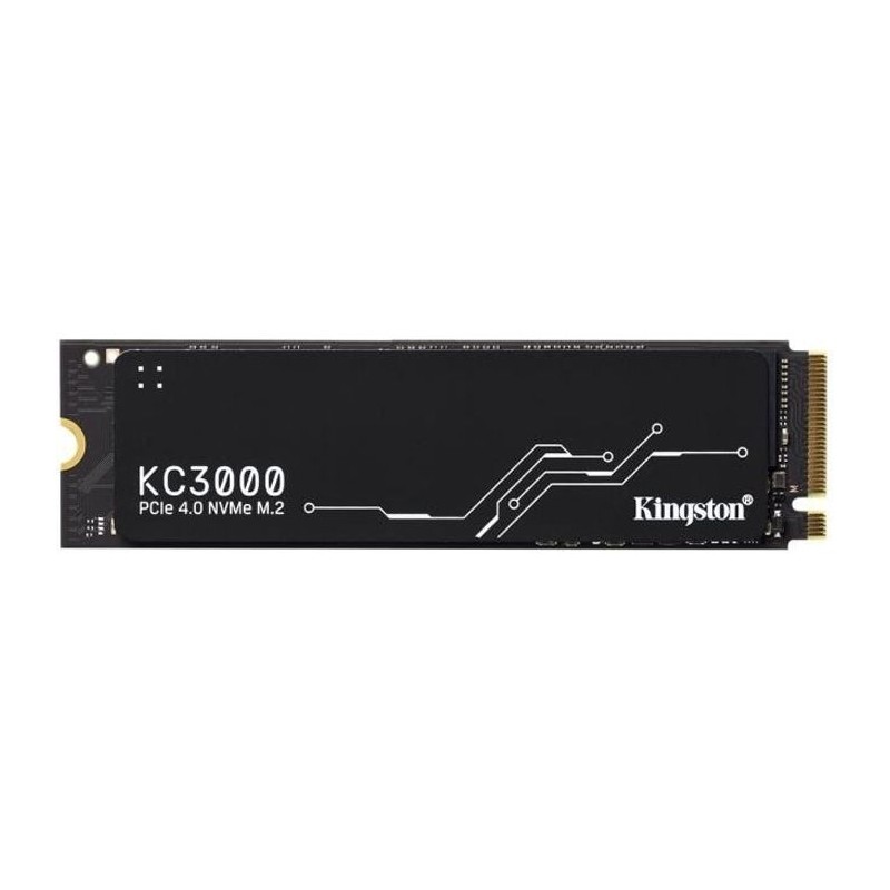 KINGSTON - SSD Interne - KC3000 - 2048Go - M.2 NVMe (SKC3000D/2048G)
