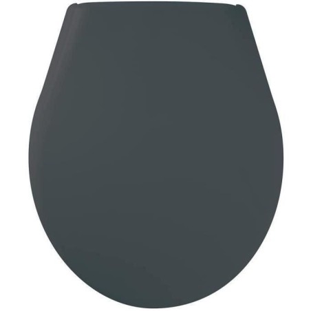 Abattant WC Marina Gris - Polypropylene - Gelco - Déclipsable - Fixation univ...