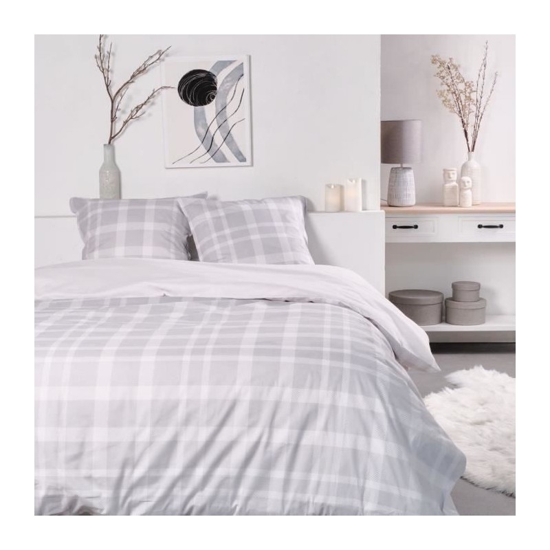 Parure de lit - TODAY - Sunshine - 121239 - 2 personnes - 240x220cm - Coton -...