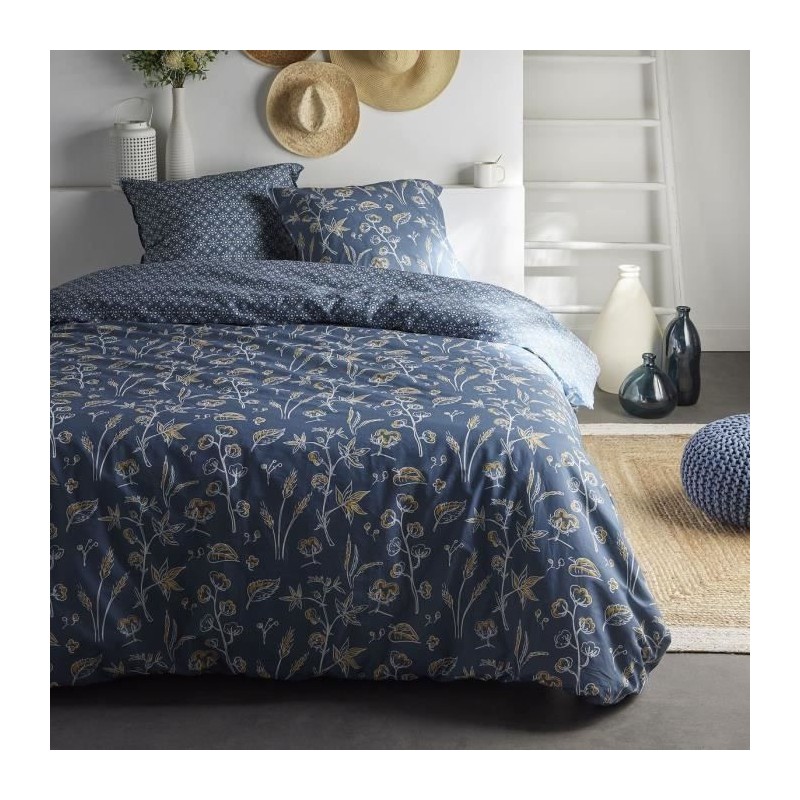 Parure de lit - TODAY - Sunshine - 123009 - 2 personnes - 240x260cm - Coton -...