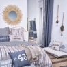 Parure de lit - TODAY Kargo - 220x240 cm - 2 personnes - coton imprimé rayé
