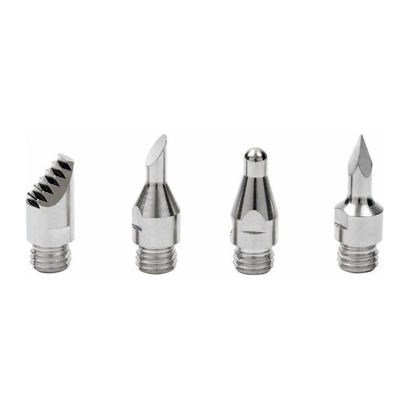 Set de 4 embouts de pyrogravure DREMEL 204 - Pour fer a souder a gaz Dremel V...