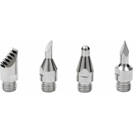 Set de 4 embouts de pyrogravure DREMEL 204 - Pour fer a souder a gaz Dremel V...