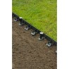 NATURE Bordure a gazon en polypropylene et polyéthylene - 16 ancres - H 4,5 x...