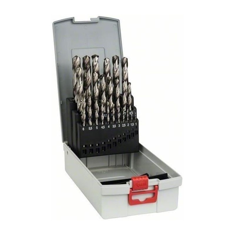 Forets a métaux rectifiés HSS-G - BOSCH - Assortiment ProBox de 25 - 1-13mm -...