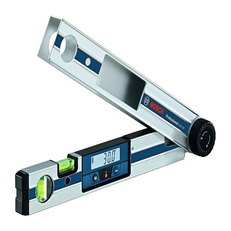 Mesureur d'angle - BOSCH - GAM 220 Professional - Précision ±0,1° - Longueur ...