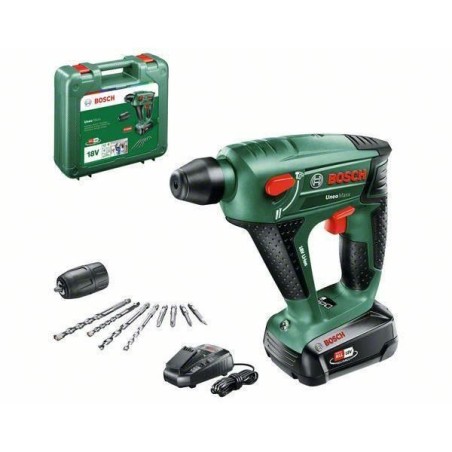 Perforateur 0,6J sans fil 18V Bosch - Uneo Maxx -SDS, 1 batterie 2,5 Ah, 1 ch...