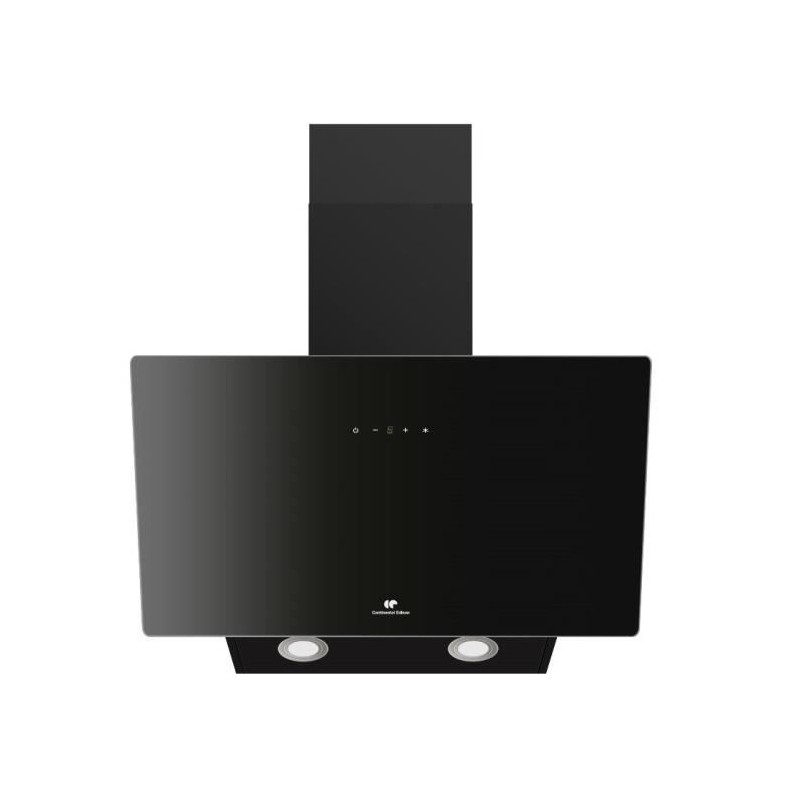 Hotte décorative inclinée - CONTINENTAL EDISON - CEHDI60B - A +++ - L60 cm - ...
