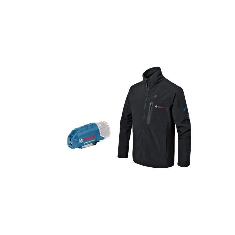 Veste chauffante Bosch Professional GHJ 12+18V XA taille L sans batterie - 06...