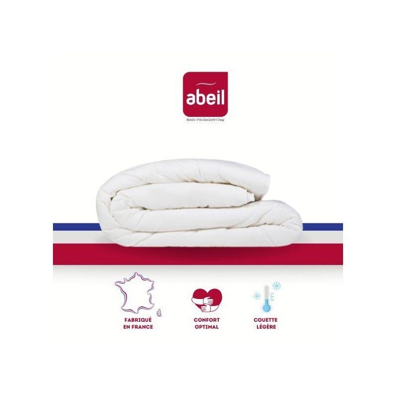 ABEIL Couette légere NUAGE de DOUCEUR 200x200 cm blanc