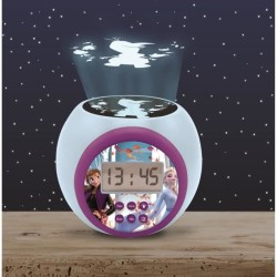 Lexibook - Reine des Neiges - Réveil Projecteur -  Veilleuse et Projection de...
