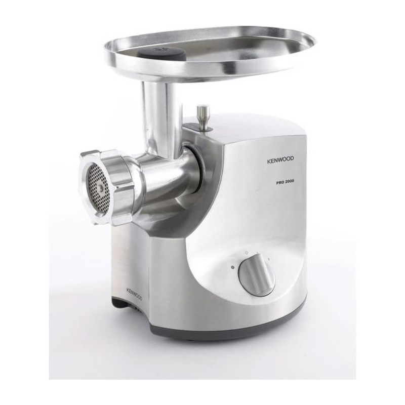 Hachoir a viande - KENWOOD MG700 - 2000W - 3kg/min - 3 grilles - 2 adaptateur...