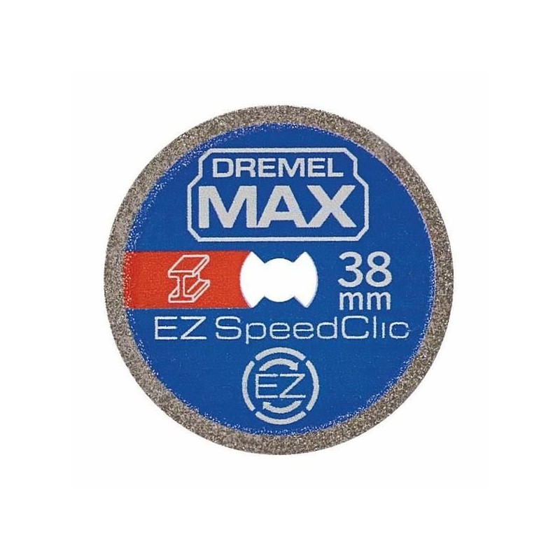 Disque dé découpe haute longévité EZ SpeedClic Dremel Max S456 - ø38mm pour m...