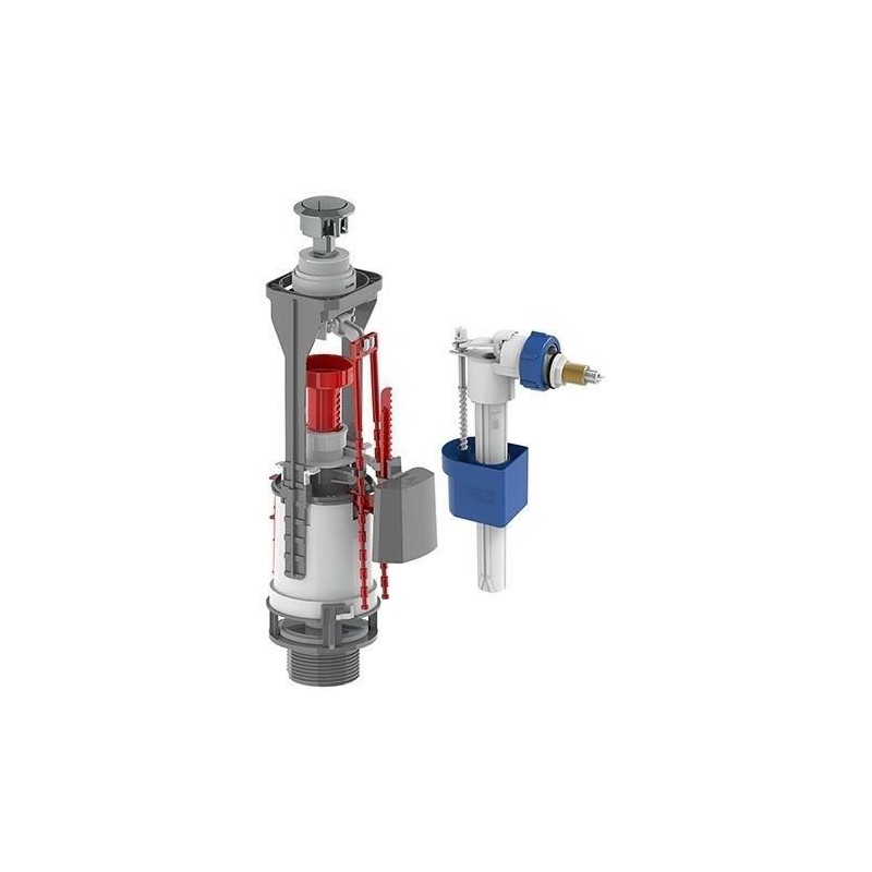 Kit mécanisme WC a alimentation latérale - ROUSSEAU - Certifié NF - Silencieu...