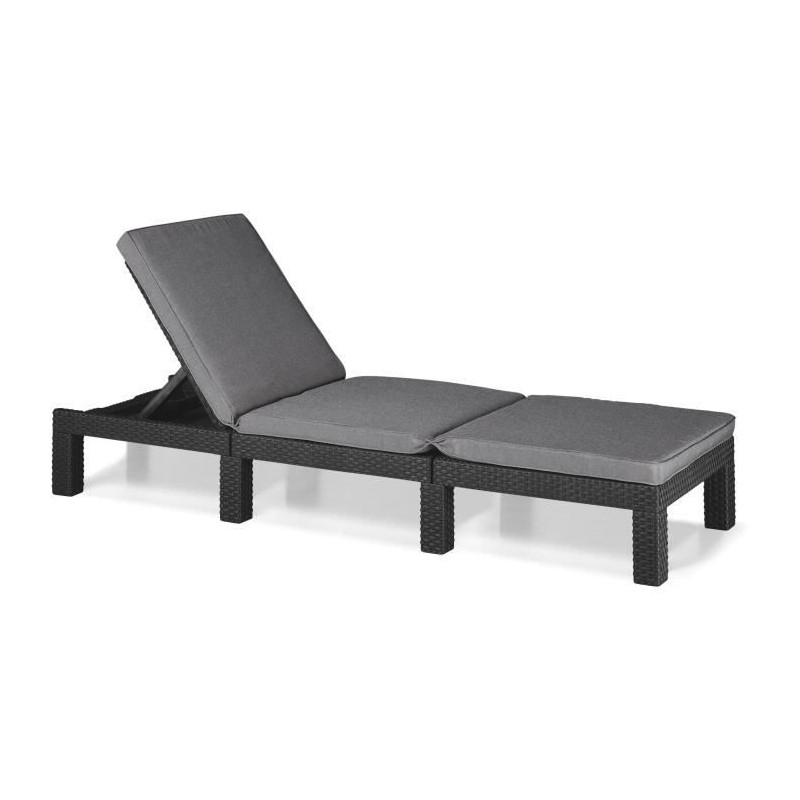 Bain de soleil - Allibert by KETER – DAYTONA – en résine imitation rotin tres...