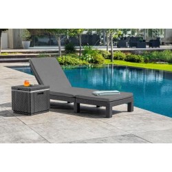 Bain de soleil - Allibert by KETER – DAYTONA – en résine imitation rotin tres...