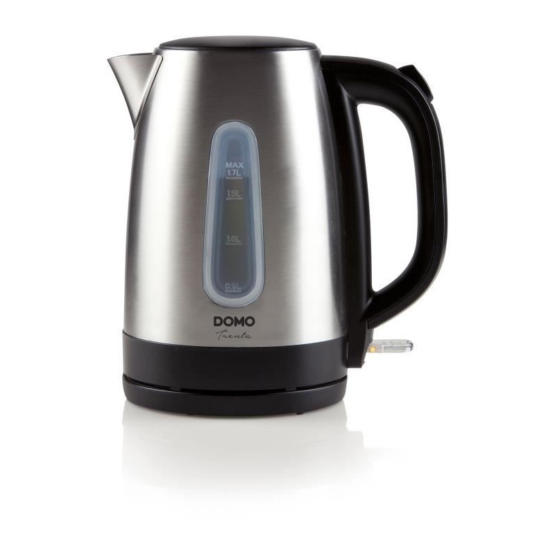 Bouilloire en inox - DOMO - DO496WK - 2200 W - 1,7 L - Base 360° - Gris