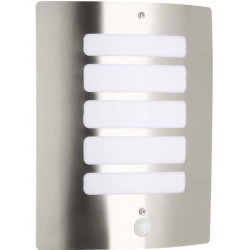 Applique extérieure avec détecteur TODD Acier - Brilliant - 1x60W - Ampoule i...