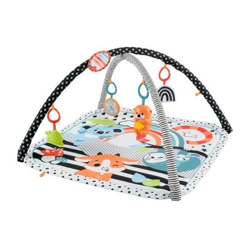 Fisher-Price - Mon Tapis d'activités 3 en 1 sensoriel - Tapis Bébé - Des la n...