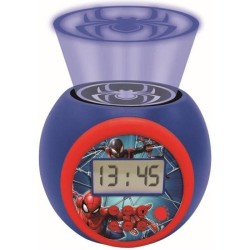 Lexibook - Réveil-projecteur Spiderman - Fonction Alarme et répétition Snooz ...