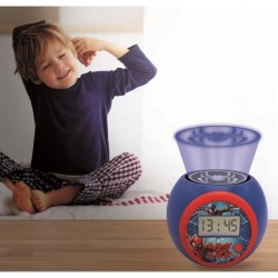 Lexibook - Réveil-projecteur Spiderman - Fonction Alarme et répétition Snooz ...