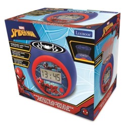 Lexibook - Réveil-projecteur Spiderman - Fonction Alarme et répétition Snooz ...